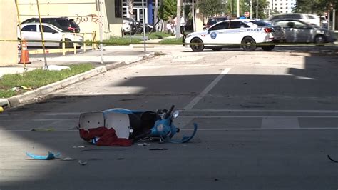 Scooter rider in critical condition following crash in Miami
